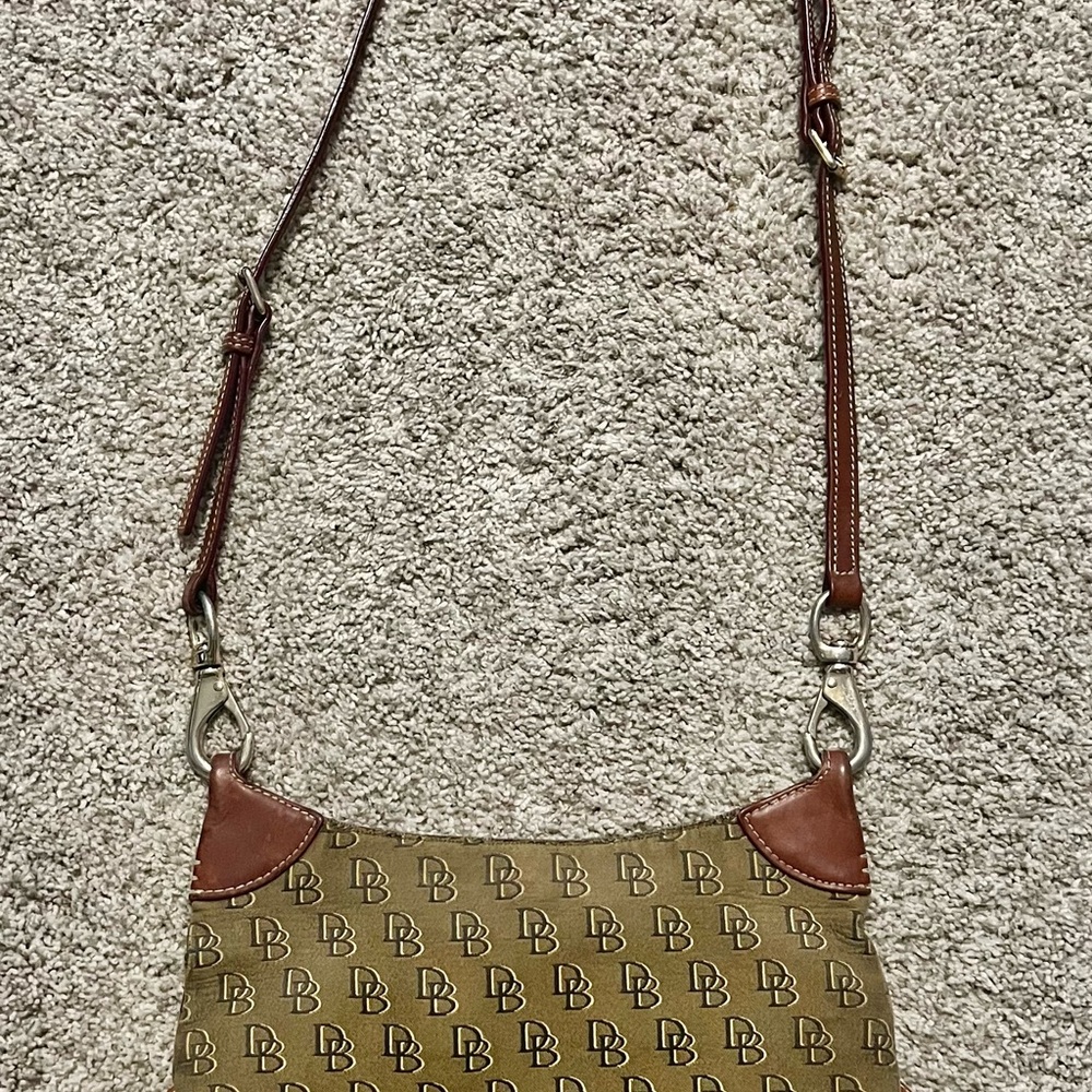Dooney & Bourke Brown Crossbody Bag with Premium Leather